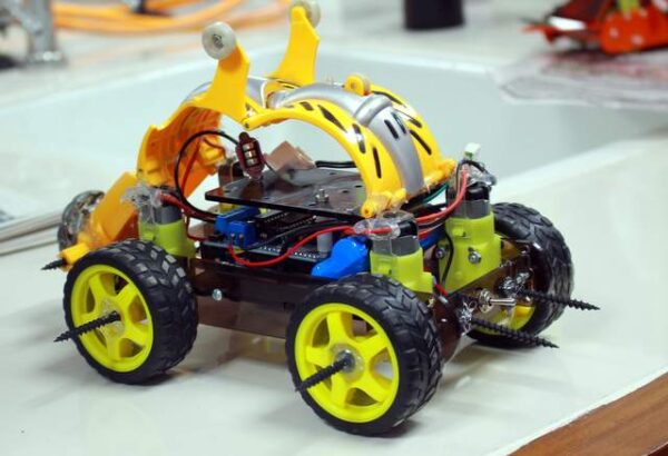 Mobile Controlled Robot