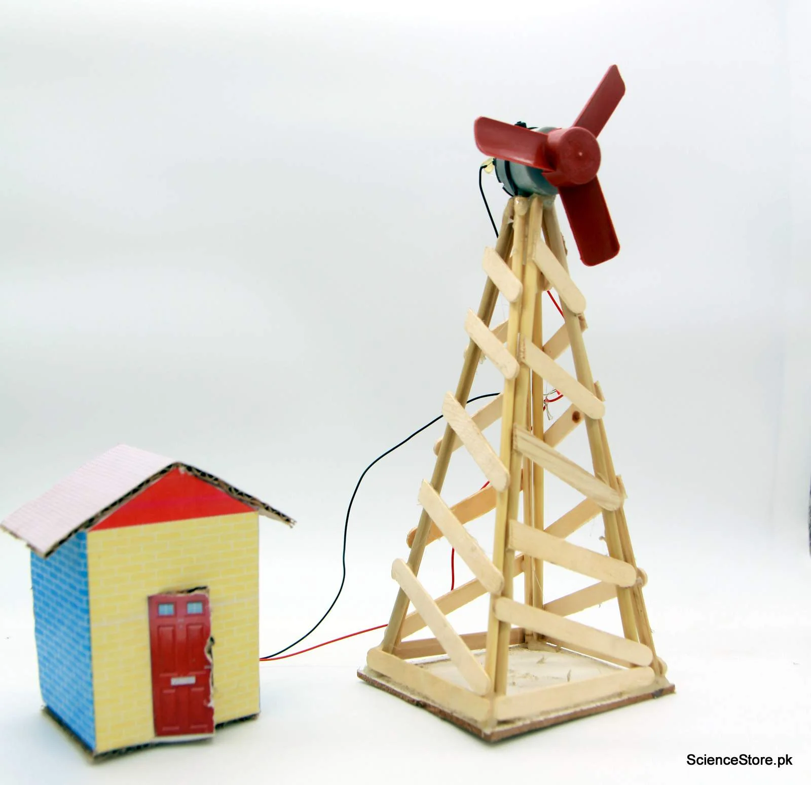 Hand Made Wind Turbine Kit | School Science Project