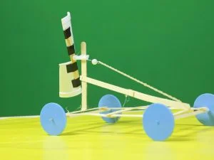 Rubber Power Propeller Car