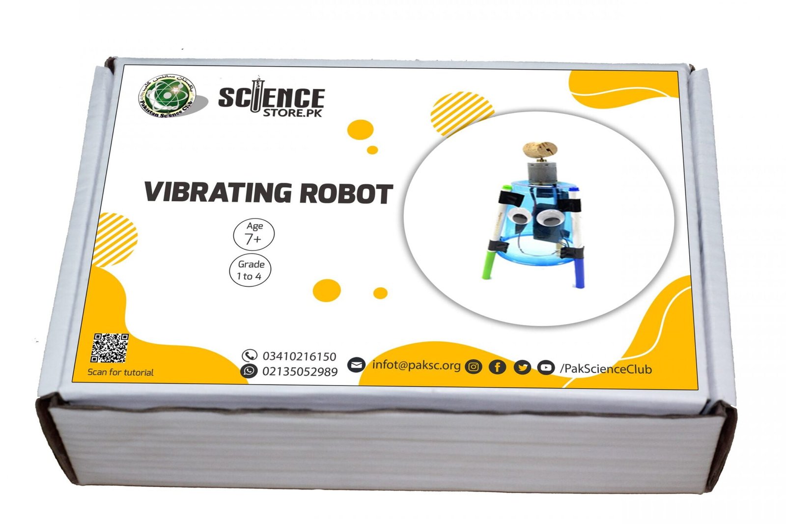 Vibrating Robot Science Kit Make Your Own Bristlebot