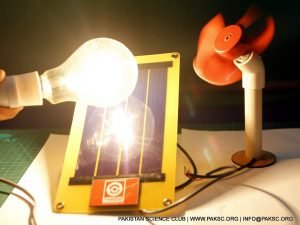 Solar Powered Fan Science Project Kit