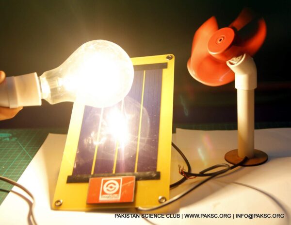 Solar Powered Fan Science Project Kit