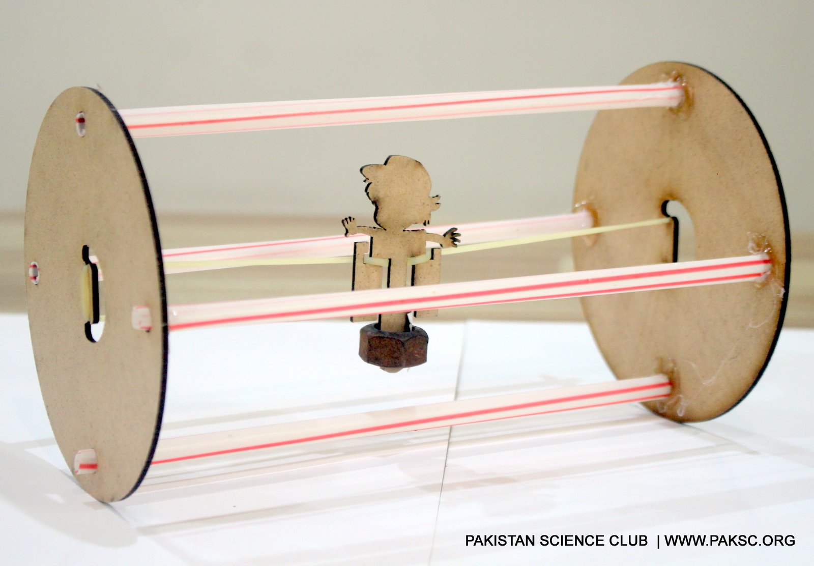 ComeBack Coaster DIY Kit – Rubber Band Powered Science Toy for Kids in Pakistan