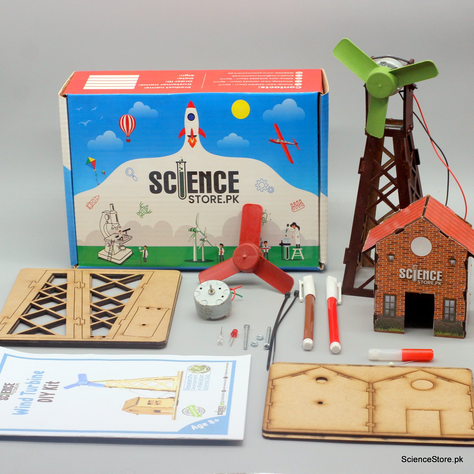 DIY Wind Turbine Kit | Wind turbine Generator Science Project