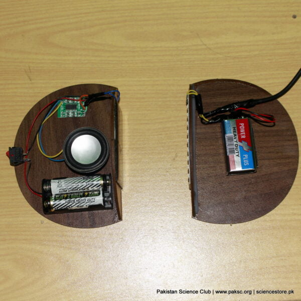 Li-Fi Audio Transmission Via Light Hand Made Working Science Model