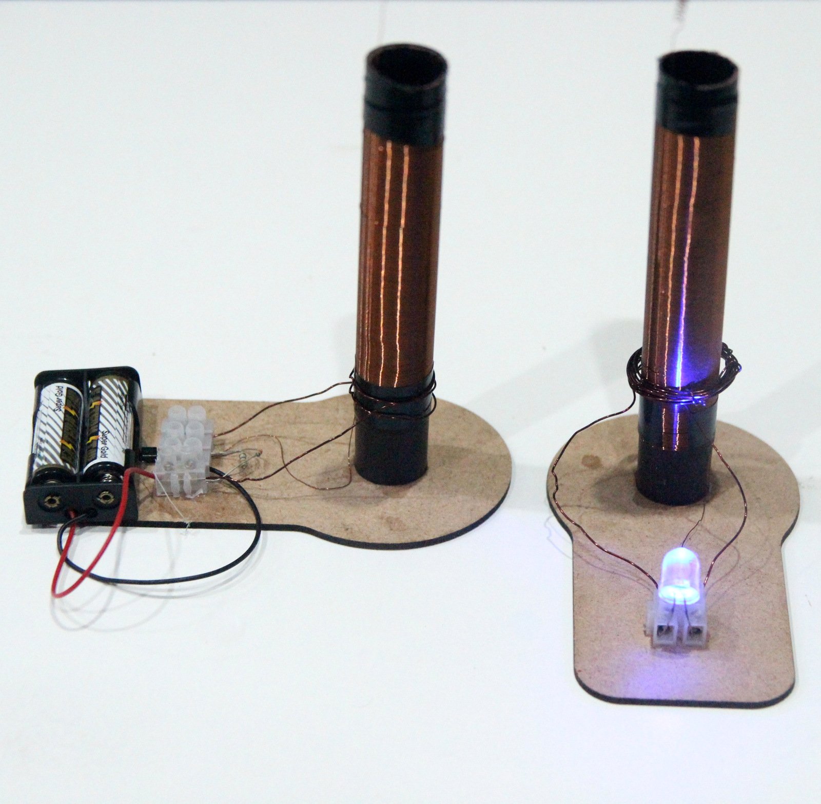 Tesla Coil Wireless Power Transmission