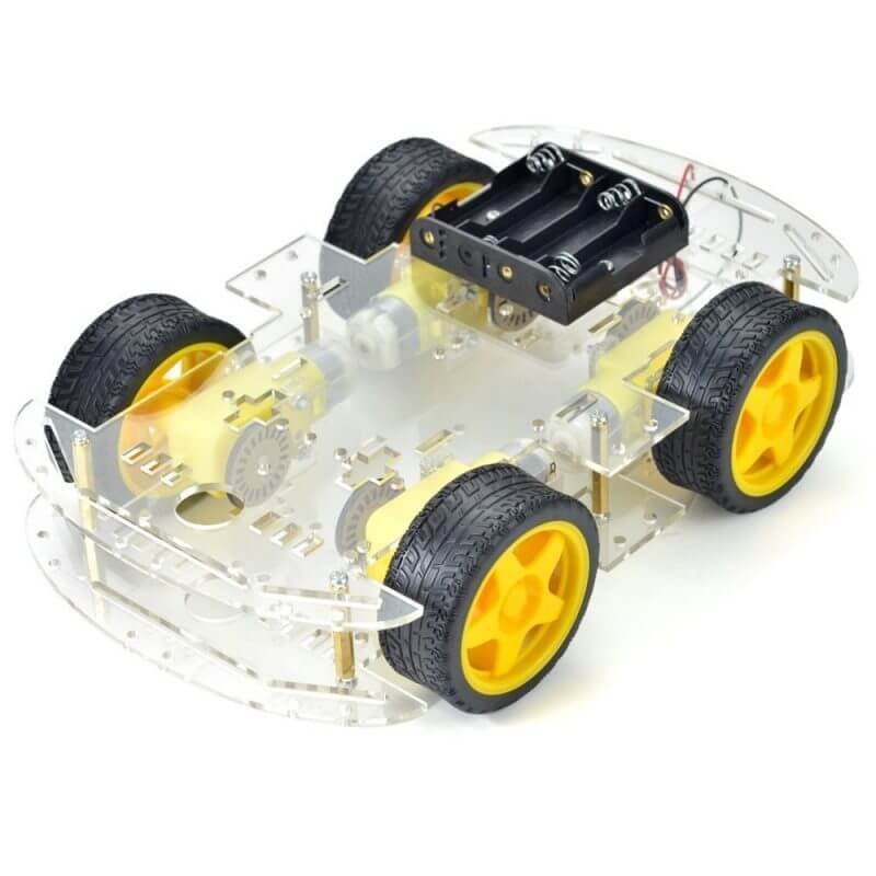 4 Wheel Smart Robot Car Chassis Kit Arduino Pakistan