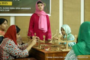 Seesaw-Powered Water Pump made by camppers in Islamabad STEM camp 4.0