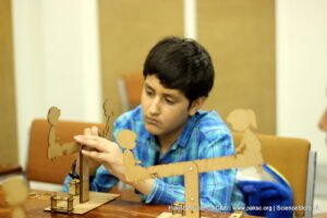 Seesaw-Powered Water Pump made by camppers in Islamabad STEM camp 4.0