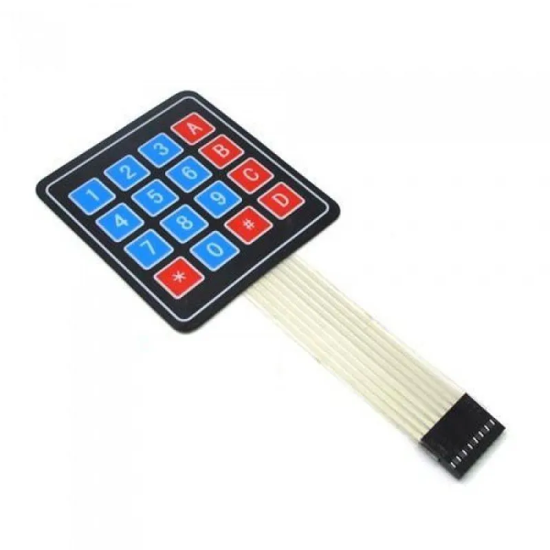 4x4 matrix keypad module for Arduino projects