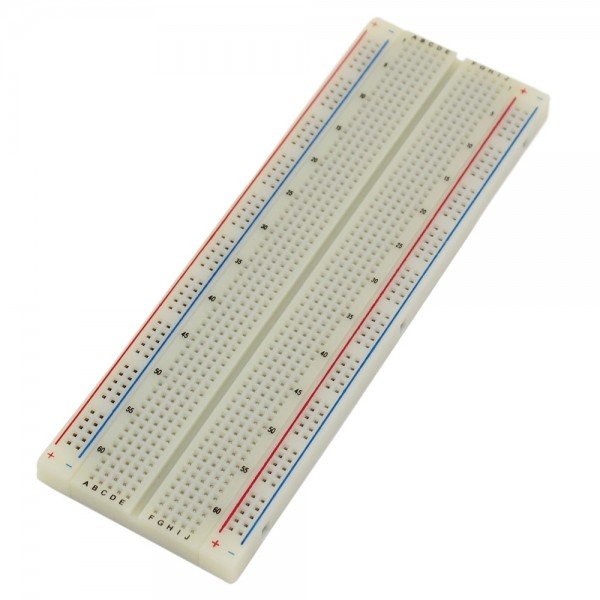 Large solderless breadboard for Arduino electronics projects