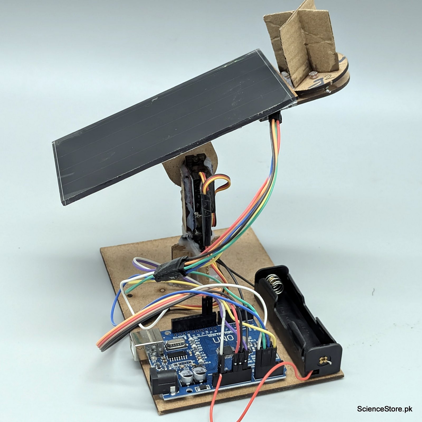 2-Axis Arduino Solar Sun Tracker – Advanced Renewable Energy STEM Project