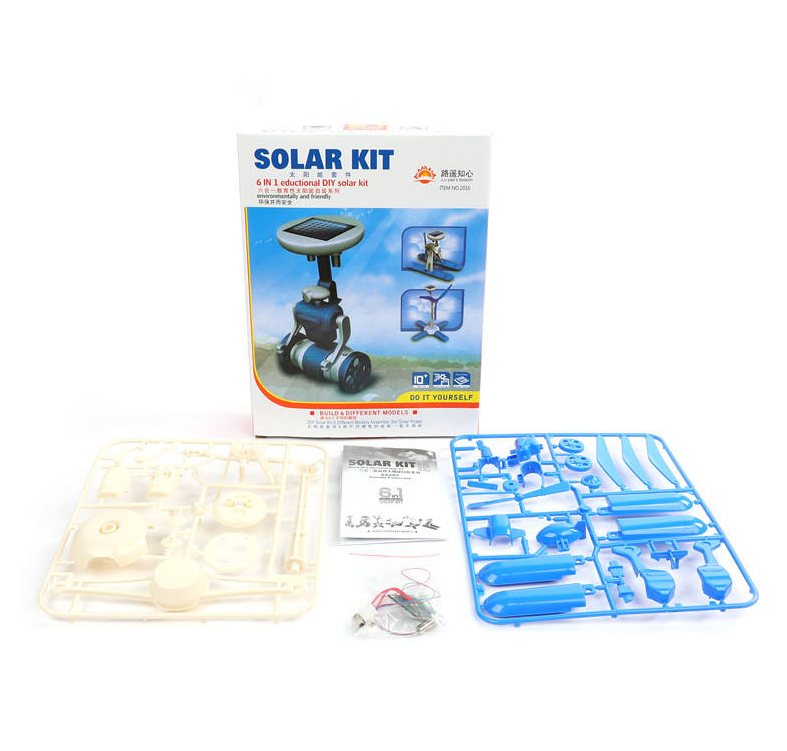solar powered stem building kit for kids
