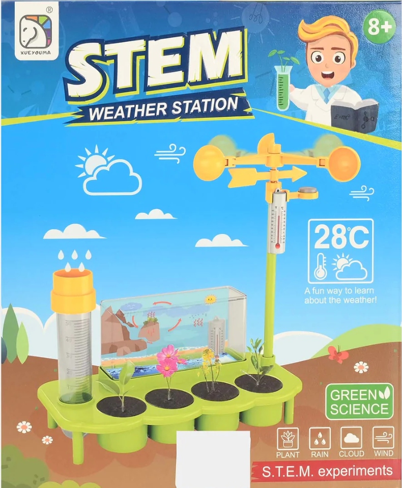 STEM Weather Station Experiment Kit for kids weather and climate experiments