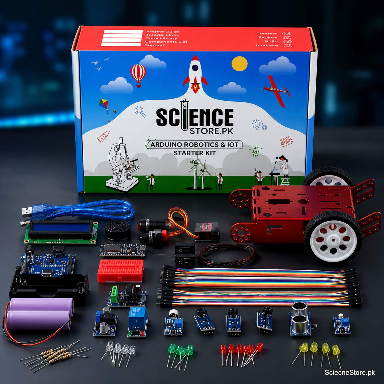 Arduino Robotics & IoT Starter Kit : PSC MakerBox