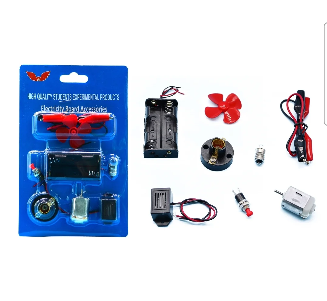 Students electricity board accessories STEM experiment kit