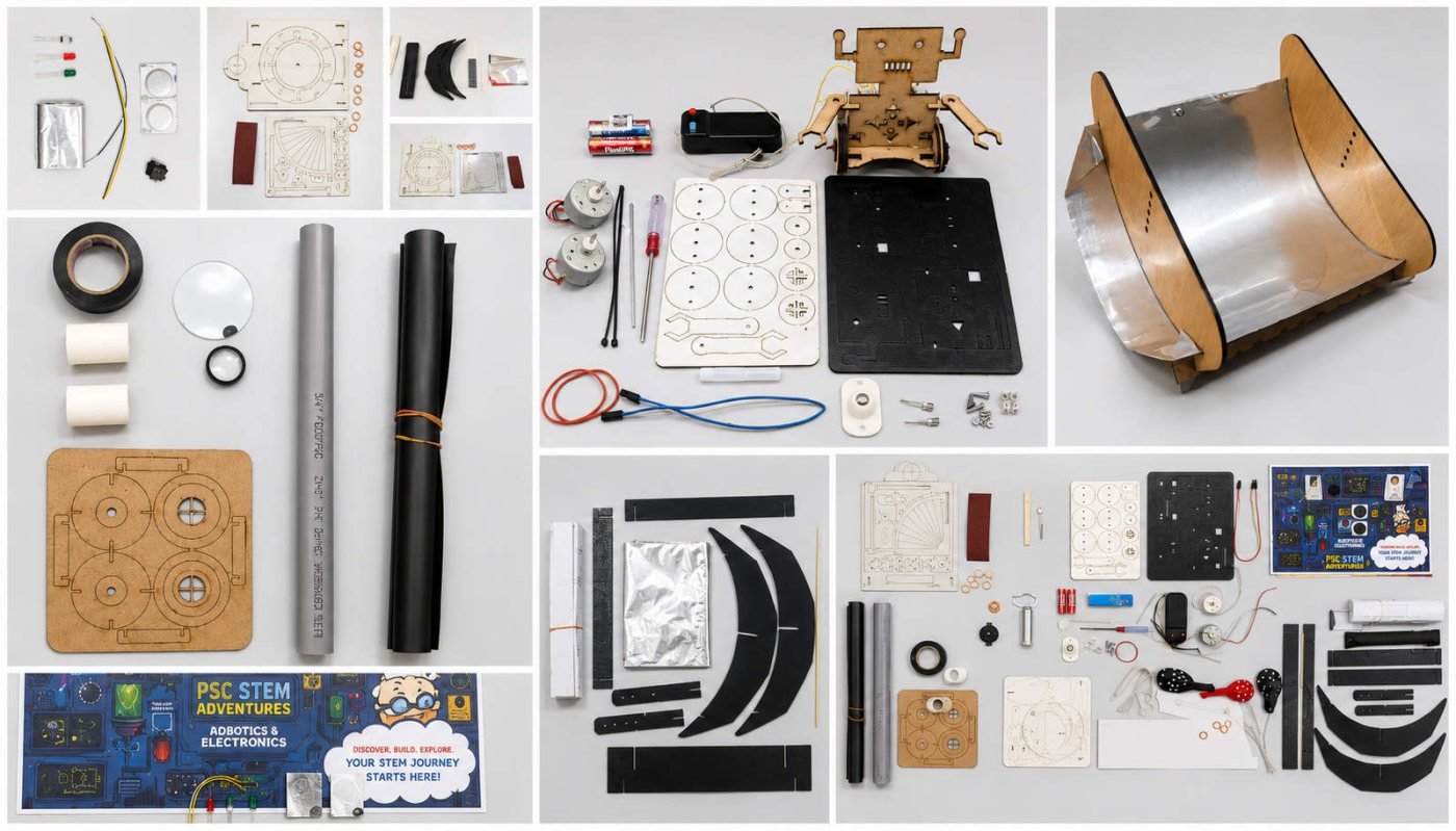 STEM Box – 9-in-1 Science Kit with Free Online Lessons