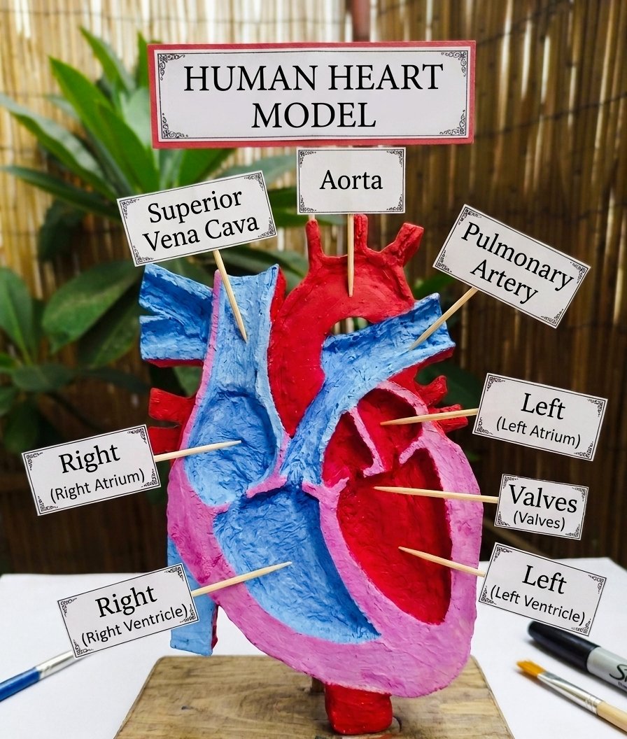 Human Heart Model – 3D Educational Display